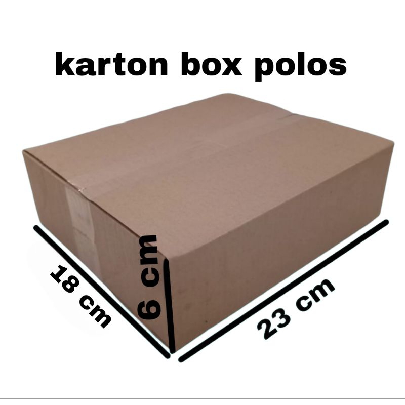 

kardus polos 23x18x6 kardus packing kardus besar kardus kecil