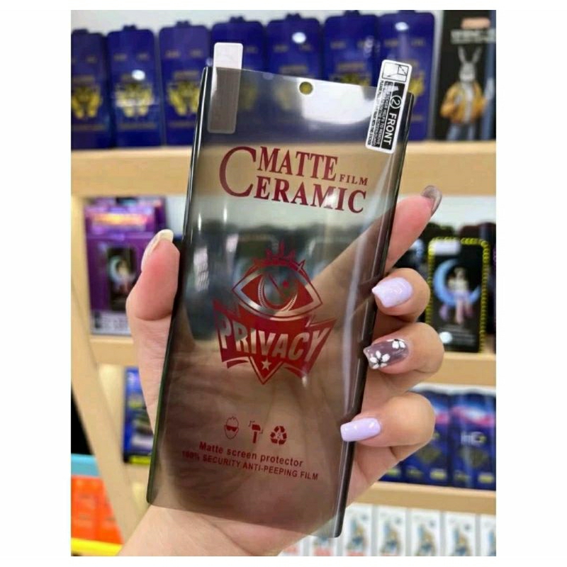 Temperes Glass Samsung S20/S20+ Plus/S20 Ultra Anti Gores Ceramic Matte Privacy Antispy