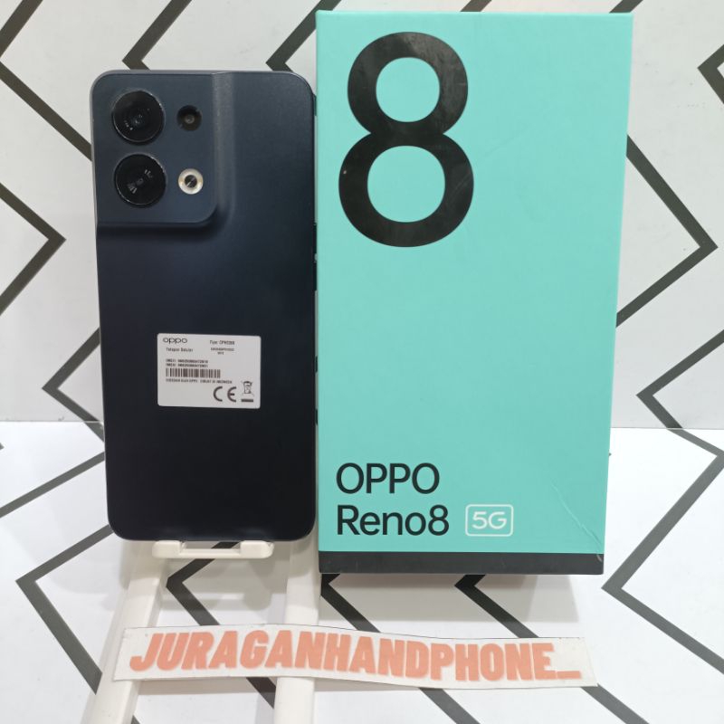 Oppo Reno 8 5G Ram 8/256GB Hp Second Seken Bekas Fullset