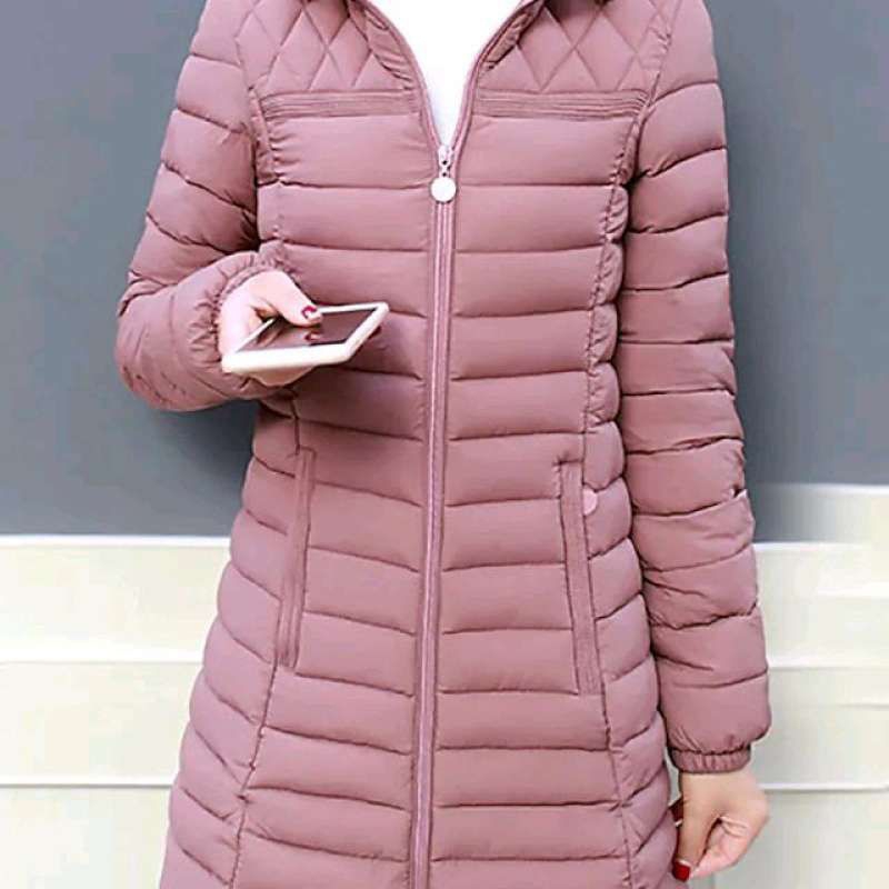 PERSONA.ID JACKET JUBAH MUSIM DINGIN WANITA MANTEL TEBAL PANJANG MUSIM DINGIN