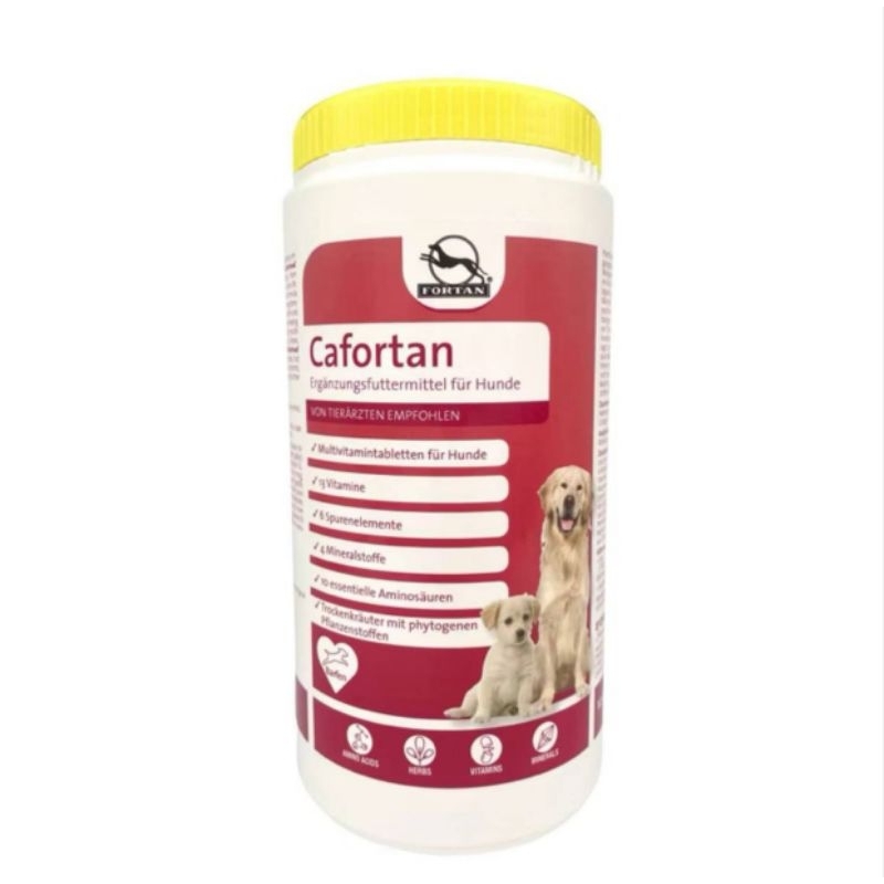 Fortan CAFORTAN 1000 gr Dog Vitamin & Mineral Anjing Penambah Nafsu Makan Vitamin Bulu