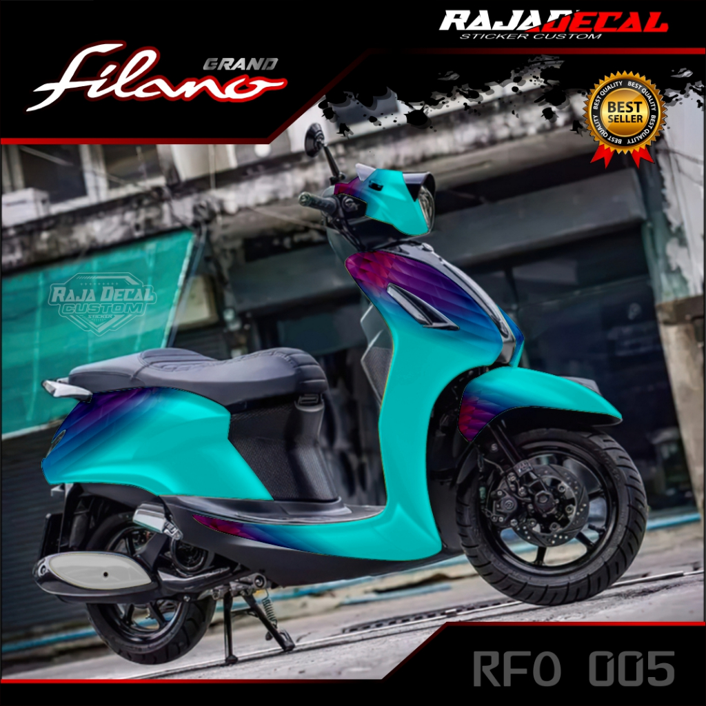 TERBARU STICKER DECAL GRAND FILANO - STICKER DECAL GRAND FILANO ABSTRAK GRADASI RFO 005