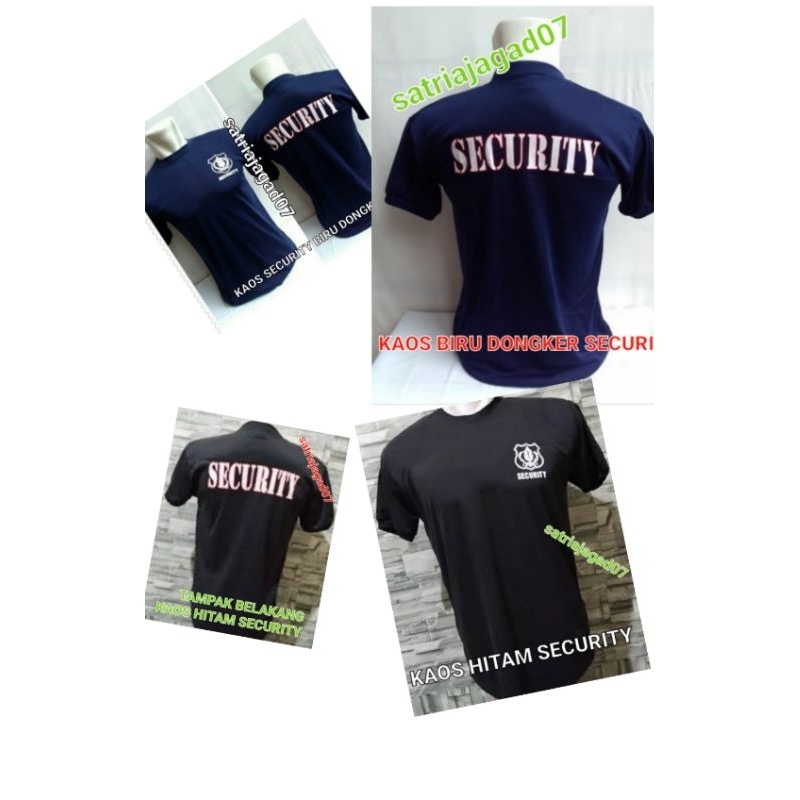 KAOS SECURITY SATPAM  KAOS HITAM SECURITY