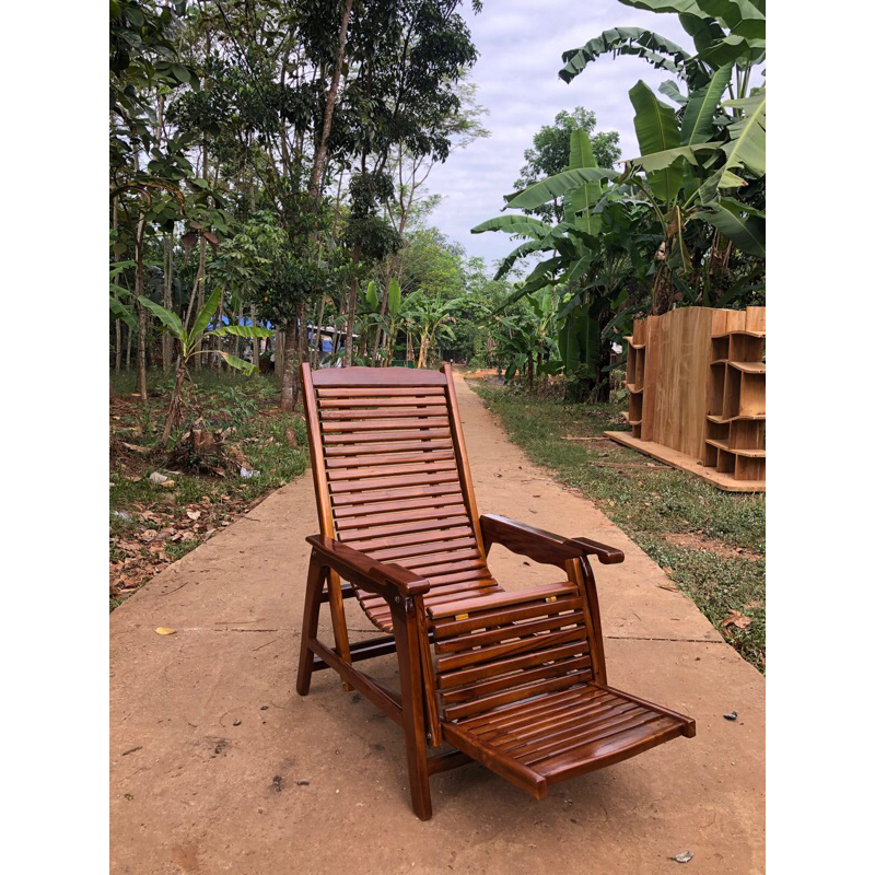 Kursi malas kursi santai kayu jati jepara kur