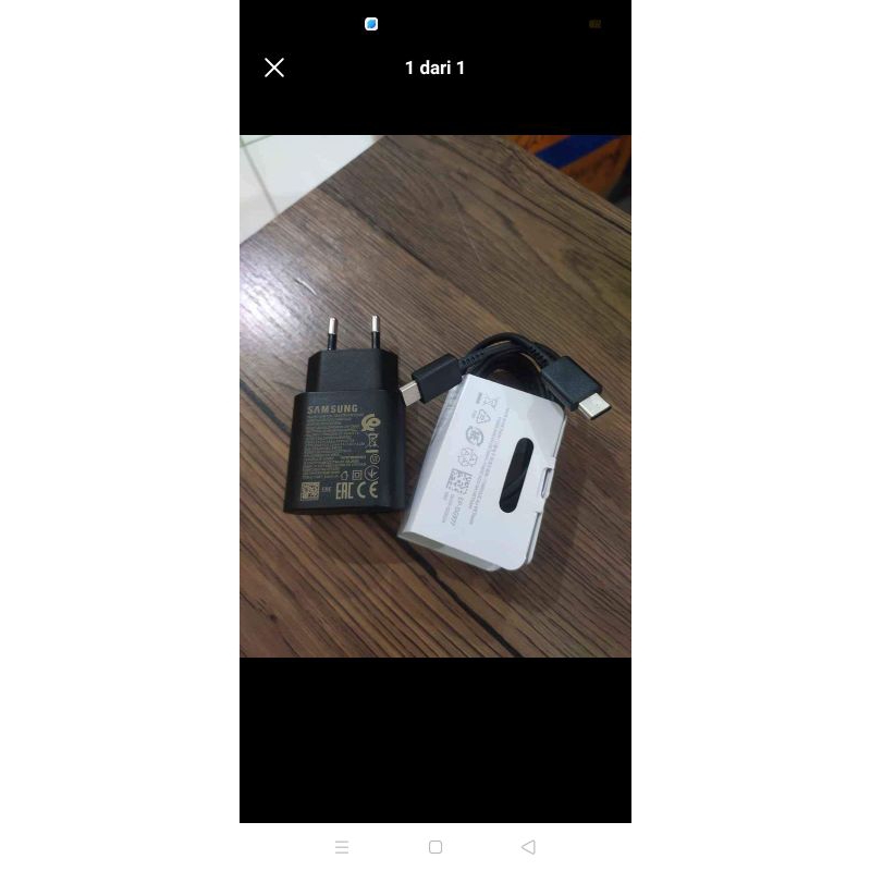 charger original Samsung 25w