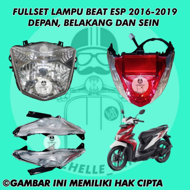 LAMPU HONDA BEAT ESP 2016-2019/LAMPU BEAT STREET 2016-2019/lampu beat esp atau beat Street/lampu dep