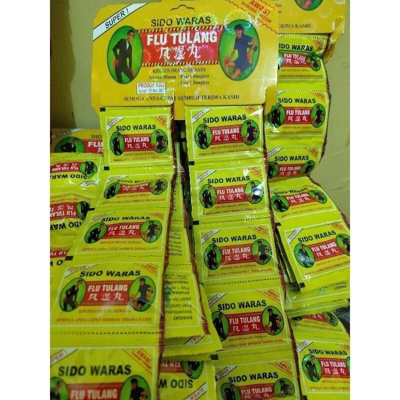 KAPSUL FLUTULANG SIDO WARAS - KAPSUL FLU TULANG DAN KECETIT DIJAMIN MUJARAB
