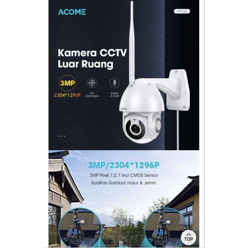 acome apc02 camera cctv outdoor indoor original 3mp