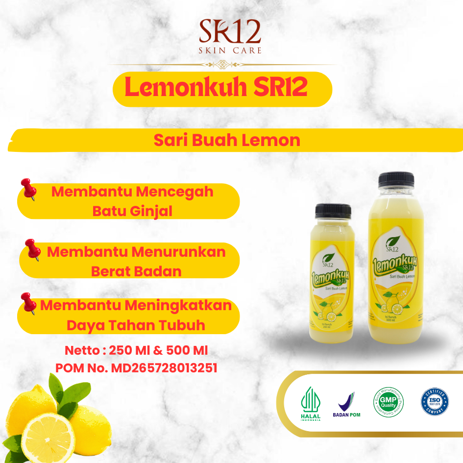 

COD✔️LEMONKUH SR12 | 99,9% SARI LEMON ASLI | MINUMAN DIET