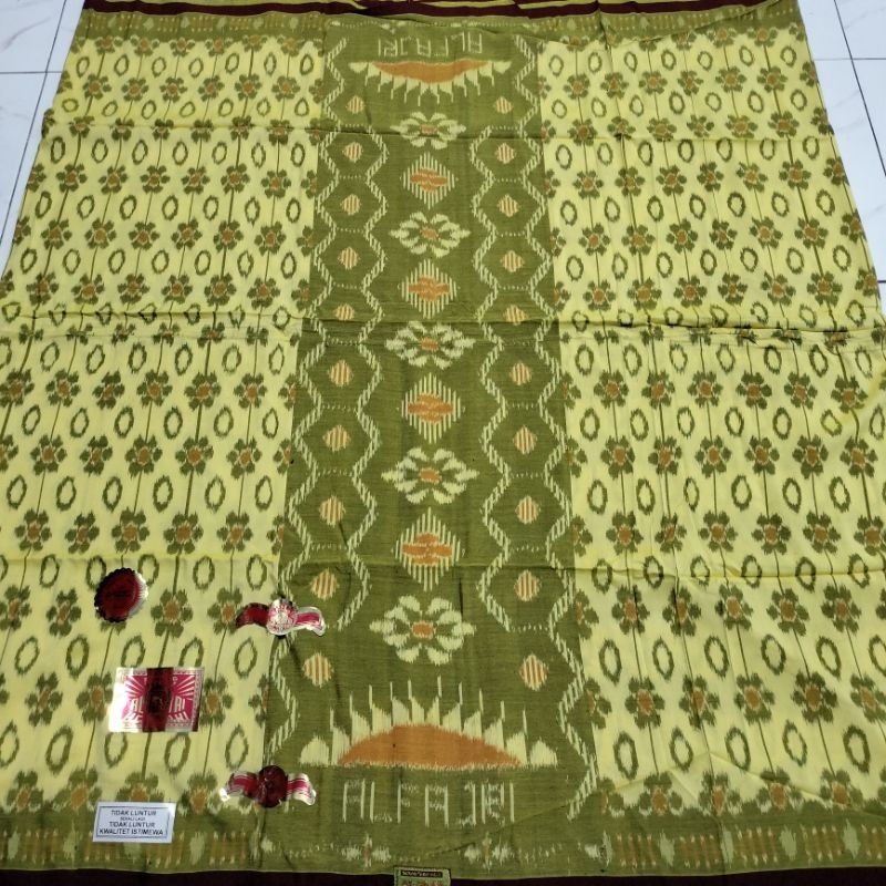 SARUNG GOYOR AL FAJRI ASLI TENUN JAHIT TENGAH