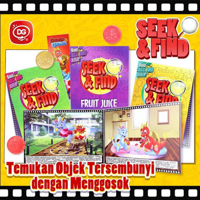 GROSIR SEEK & FIND DG MAINAN EDUKASI ANAK BUKU CERITA MENCARI GAMBAR OBJEK TERSEMBUNYI - MAINAN ANAK