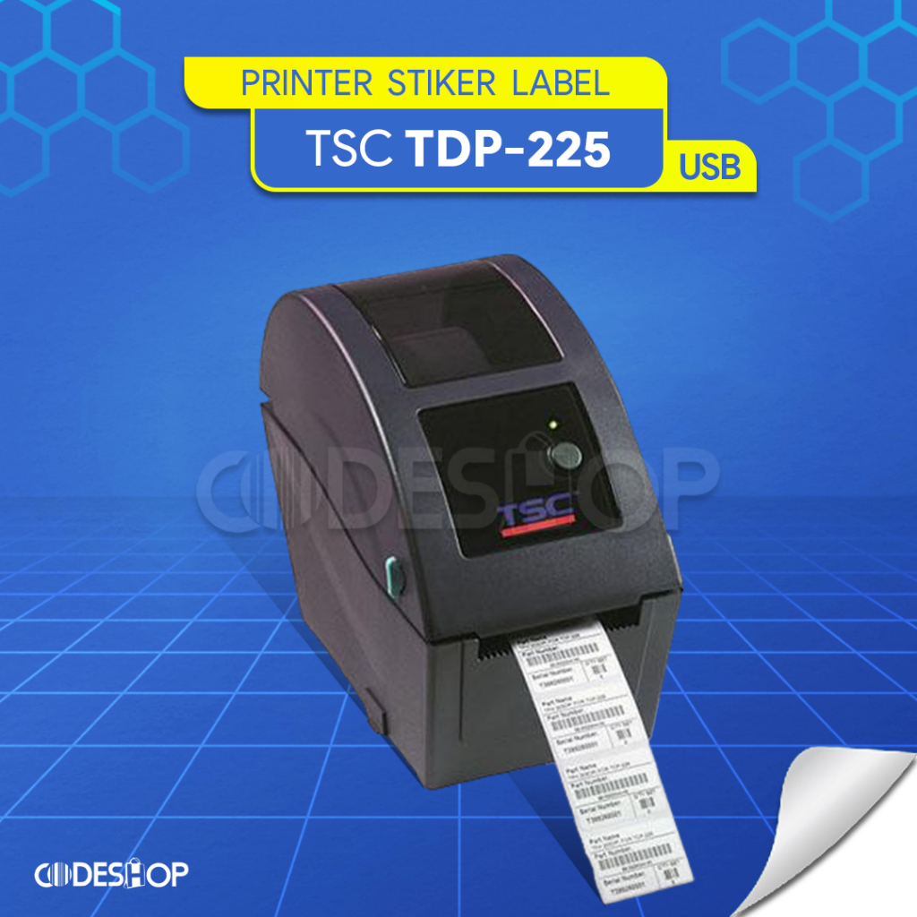 TSC TDP-225 Printer Gelang Termal Cetak Wristband Konser Wahana Pasien