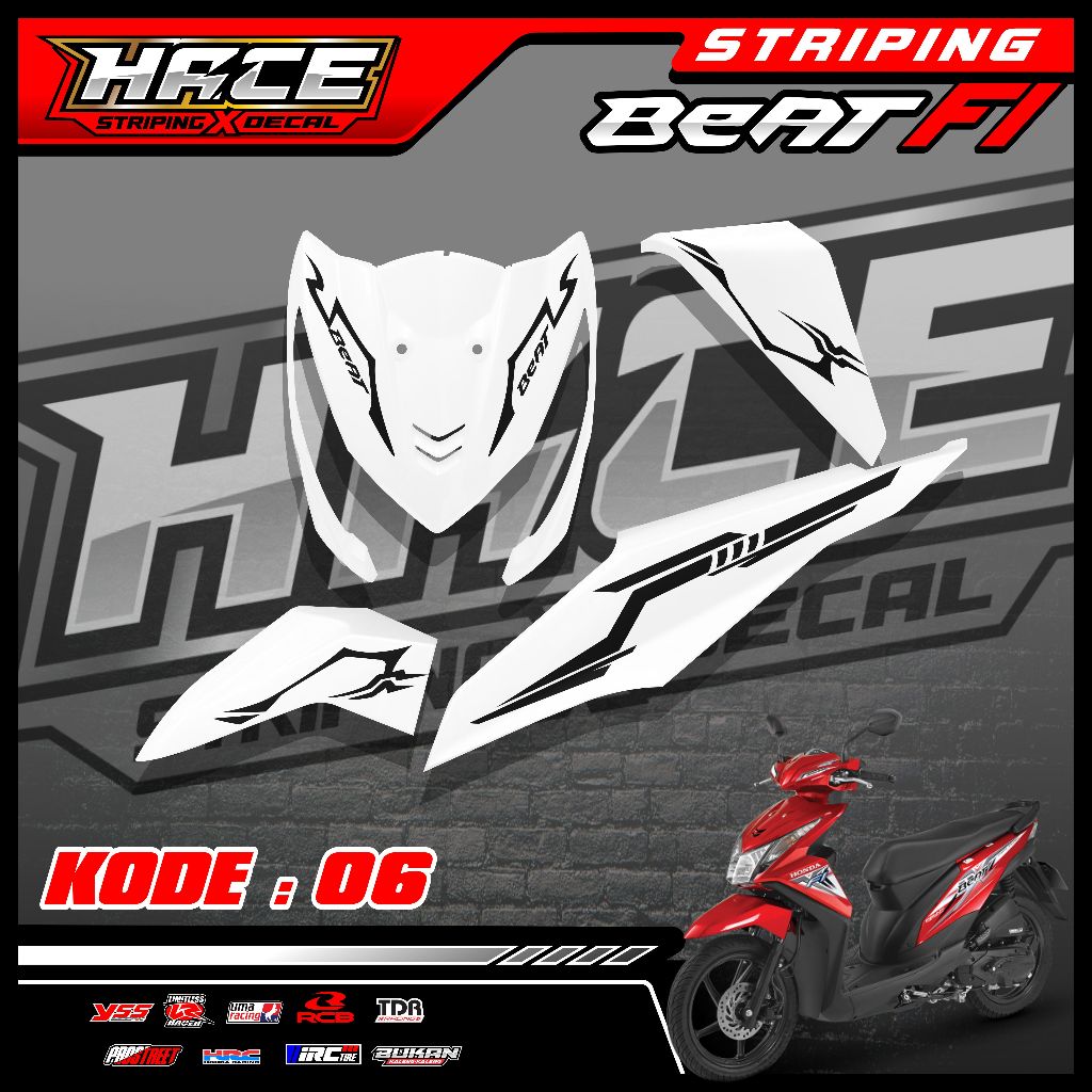 06 STICKER CUTTING BEAT FI - STICKER STRIPING CUTTING BEAT FI SIMPLE GRAFIK