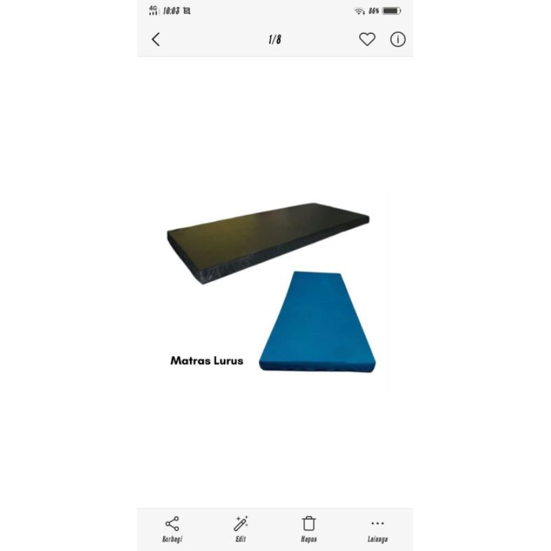 kasur bad pasien matras lurus