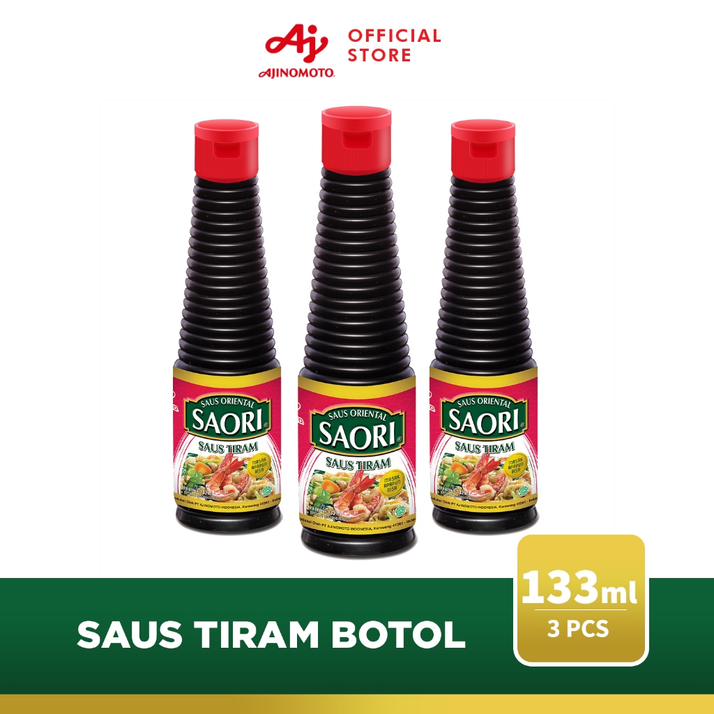 

SAORI® Saus Tiram Oriental Oyster Botol 133ml (3 pcs)