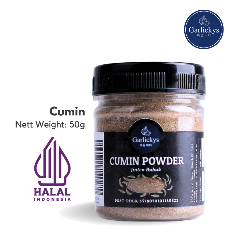 

GARLICKYS Bumbu Dapur Jinten Jintan Bubuk Murni Cumin Ground Powder