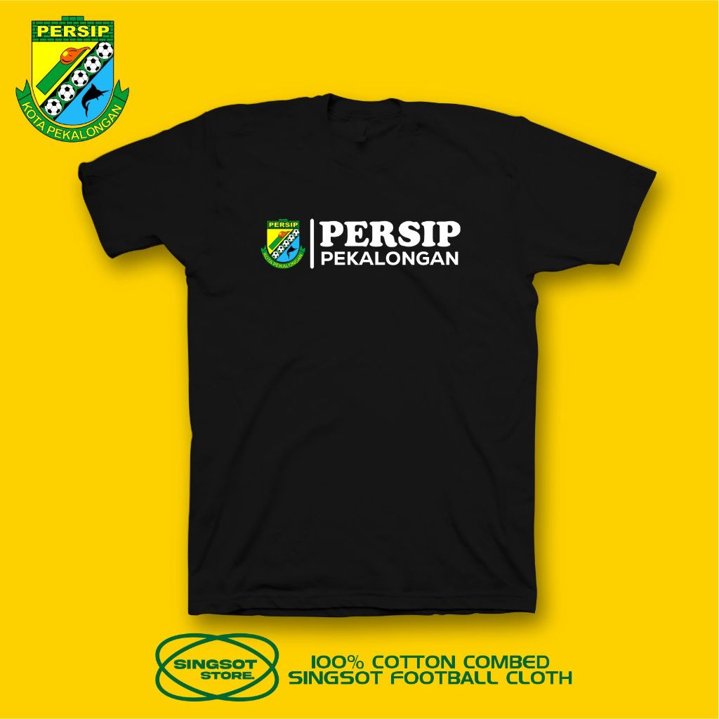 KAOS PERSIP PEKALONGAN KAOS SUPORTER PERSIP PEKALONGAN OFFICIAL HITAM SEPAK BOLA