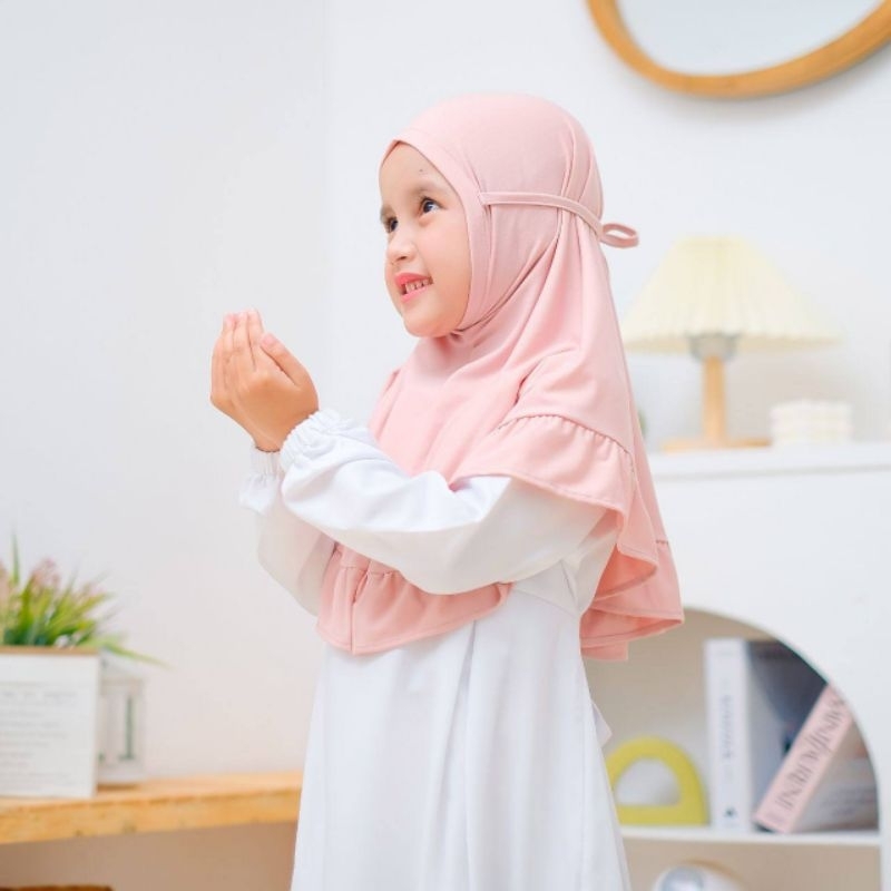 hijab anak/jilbab anak/hijab anak motif/jilbab anak instan/ hijab anak rample