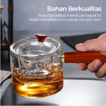 Teko Teh Kaca Teapot Saringan Infuser