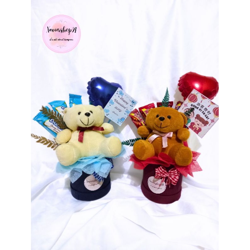 

Kado Valentine / Gift Box isi Boneka dan Coklat / Hadiah Kekinian