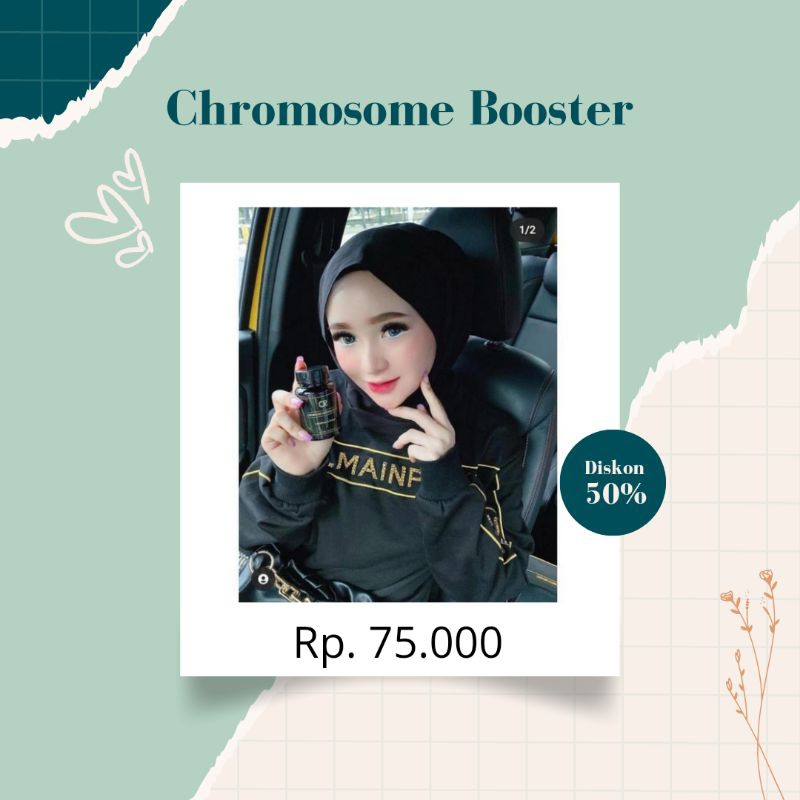 CR CHROMOSOME WHITENING BOOSTER 30 CAPSULE (PEMUTIH BADAN)