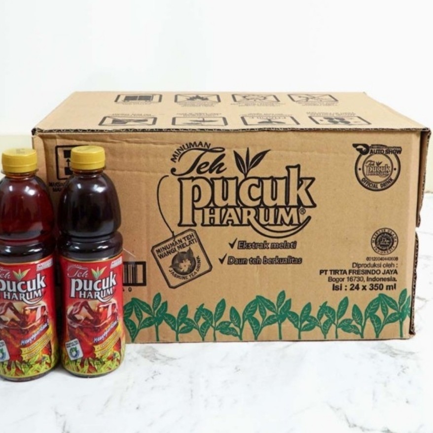 

Teh pucuk harum isi 350ml 1 dus isi 24 btl