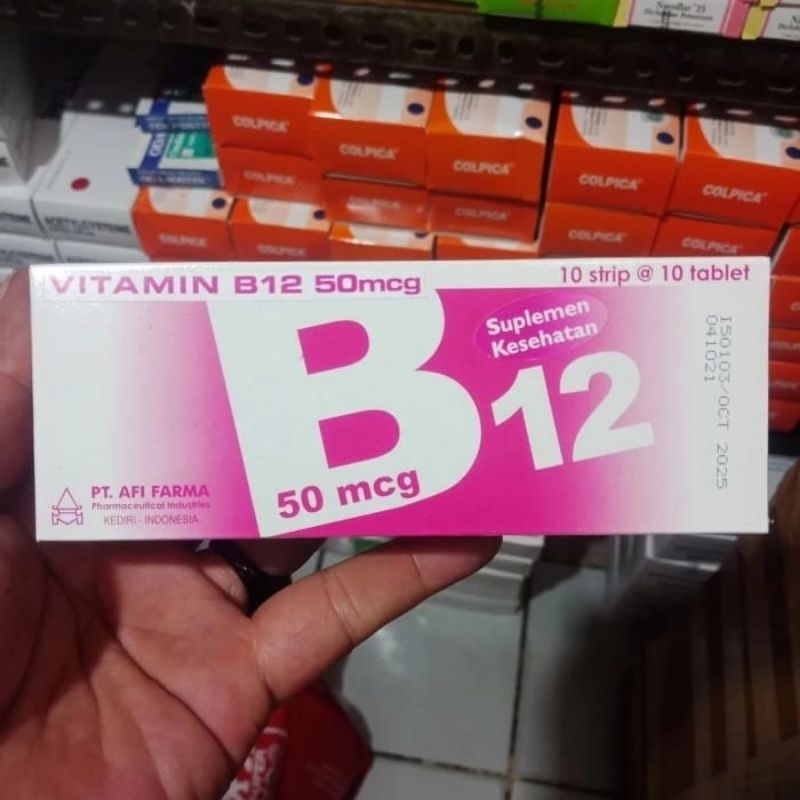 vitamin b12 50mcg / bok