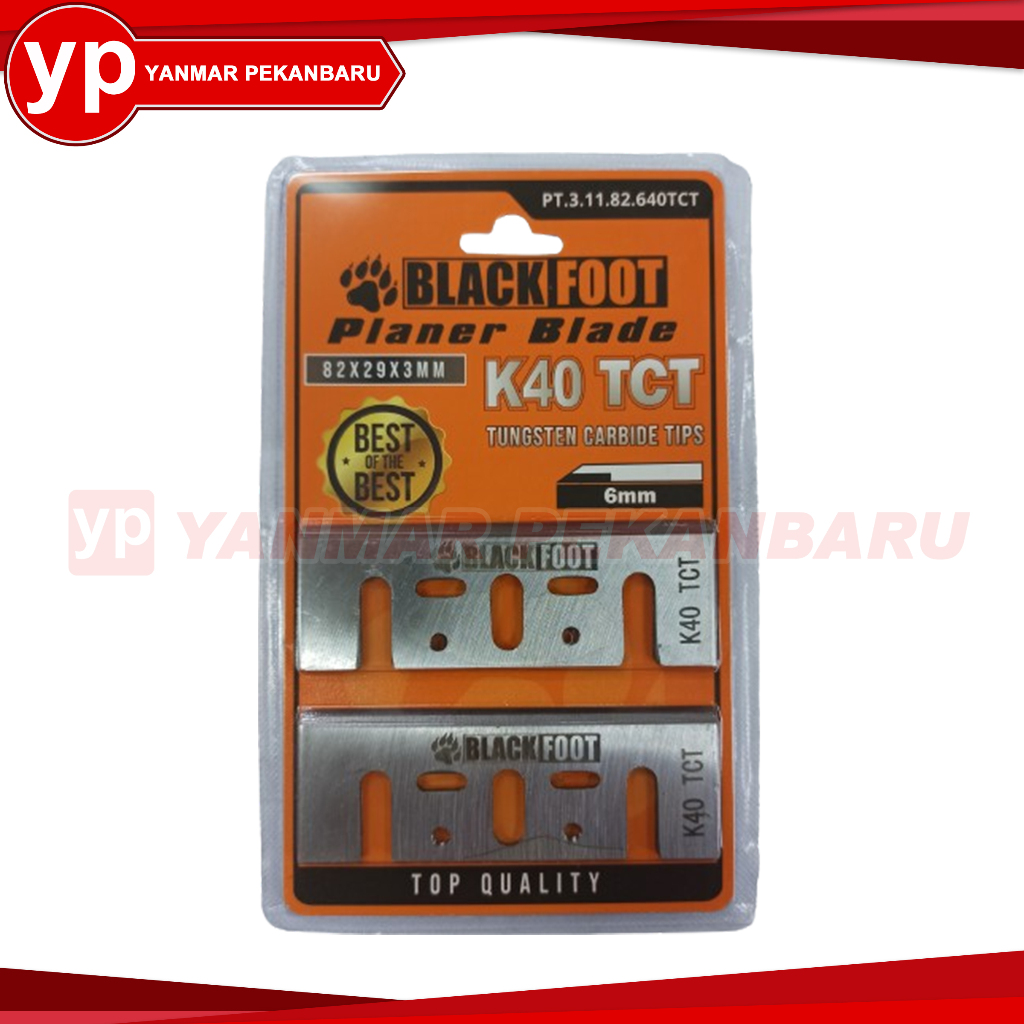 Mata Ketam K40 TCT Planer Blade Tungsten Carbide Tips BLACKFOOT