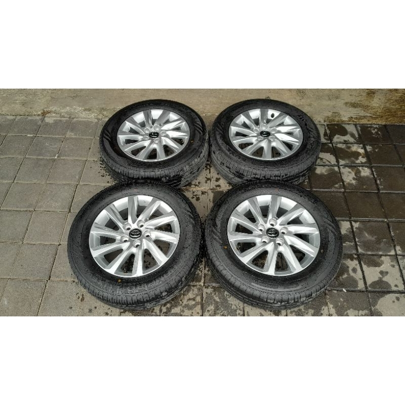 VELG DAN BAN SEKEN MOBIL OEM COPOTAN INNOVA ZENIX + BAN RING 16 80%