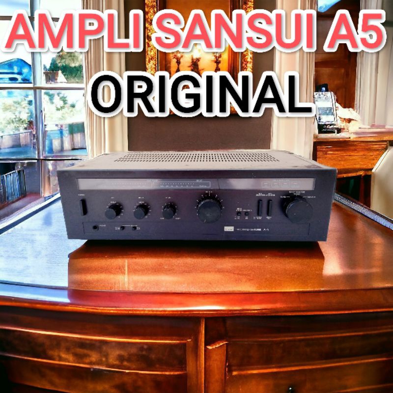 AMPLI SANSUI A5 - AMPLIFIER SANSUI A5 - POWER AMPLI SANSUI A5 - AMPLI - Amplifier