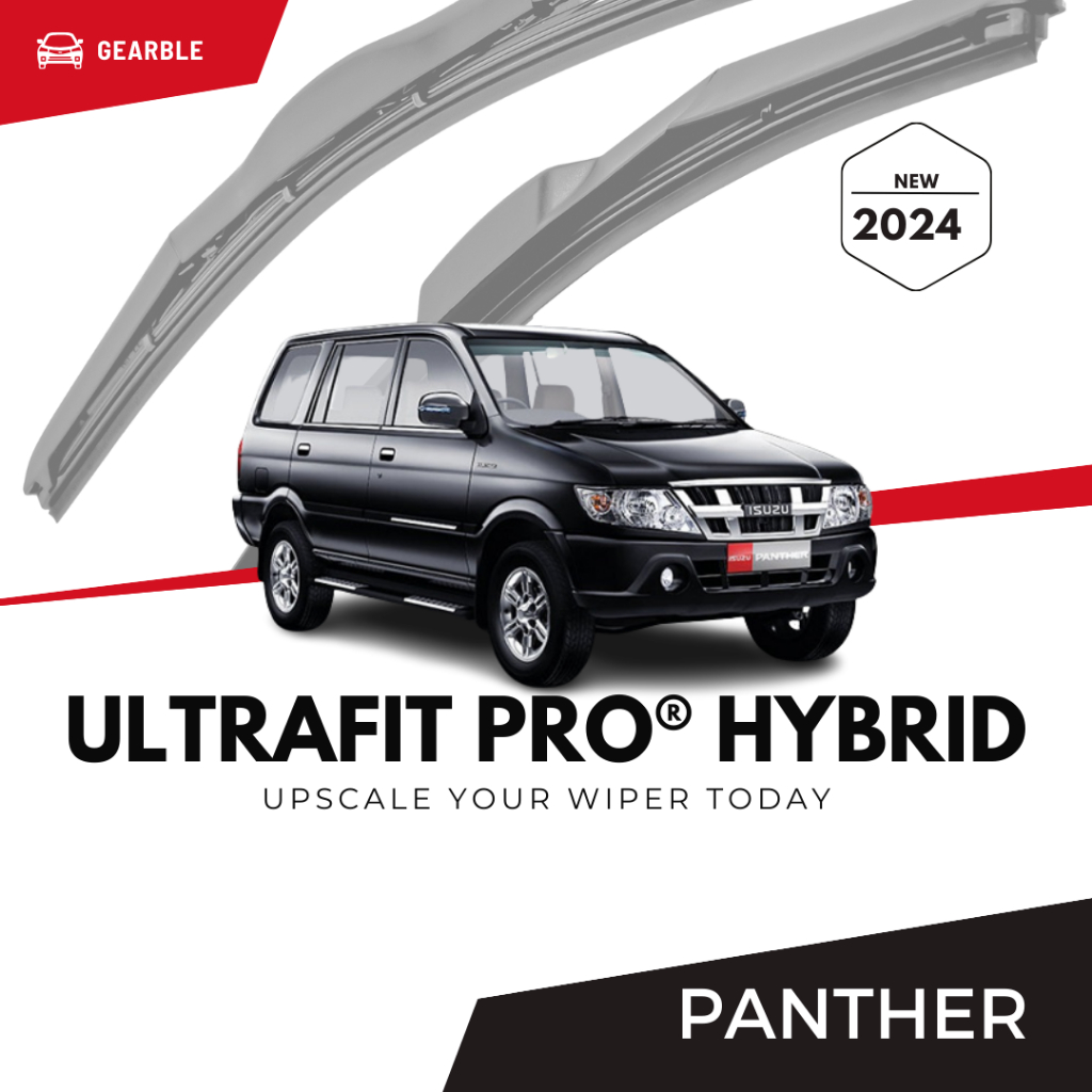 Premium Wiper Model Hybrid Mobil Panther Karet Kaca Depan Panther Car Windshield Blade 2Pcs