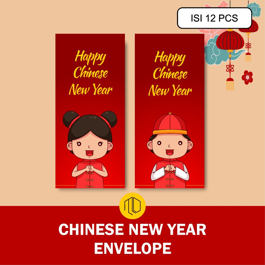 

Angpau Imlek Chinese New Year Isi 12 Pcs Motif Karakter/ Angpao Imlek 2024 / Amplop Angpao Naga Sanrio CNY Sincia Lucu / Angpao Imlek Tahun 2024 2025 2026 / Angpao Imlek Sincia Unik / Amplop Cina Chinese