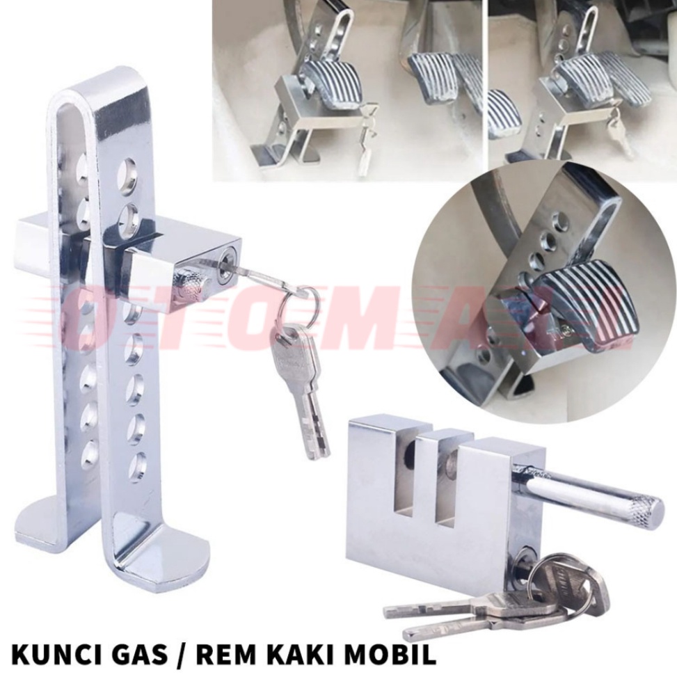 Kunci Stir Setir Kunci Pedal Mobil Anti Maling Leiqi Original Kunci Pengaman Pedal Mobil