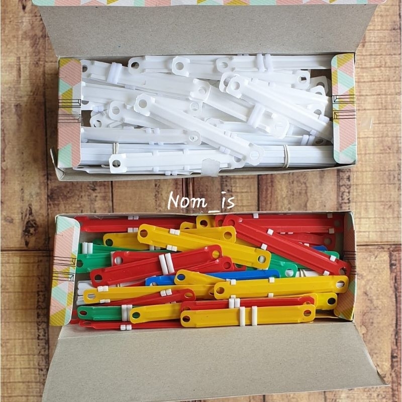 

Acco Plastik / Paper Fasterner Putih / Warna Executive