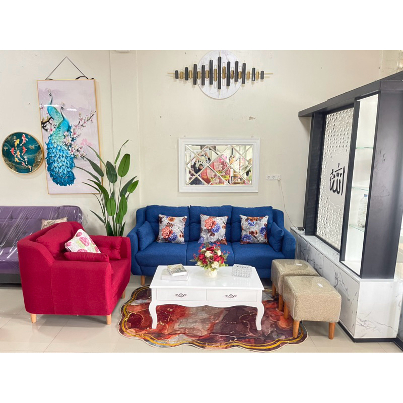 sofa retro set meja/warna bisa di mix