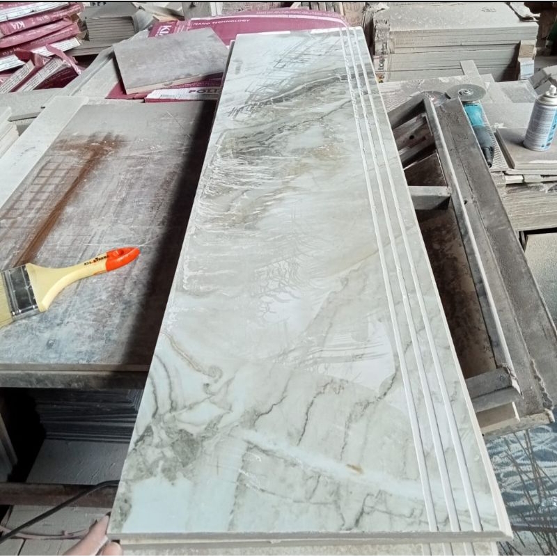 GRANIT ANAK TANGGA 30X120 PIJAKAN STEPNOSING DOUBLE BAVEL