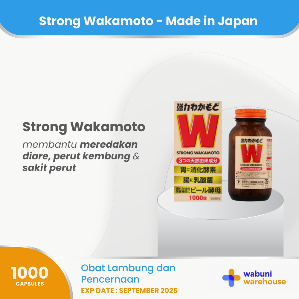 Obat Lambung dan Pencernaan - Strong Wakamoto Made In Japan