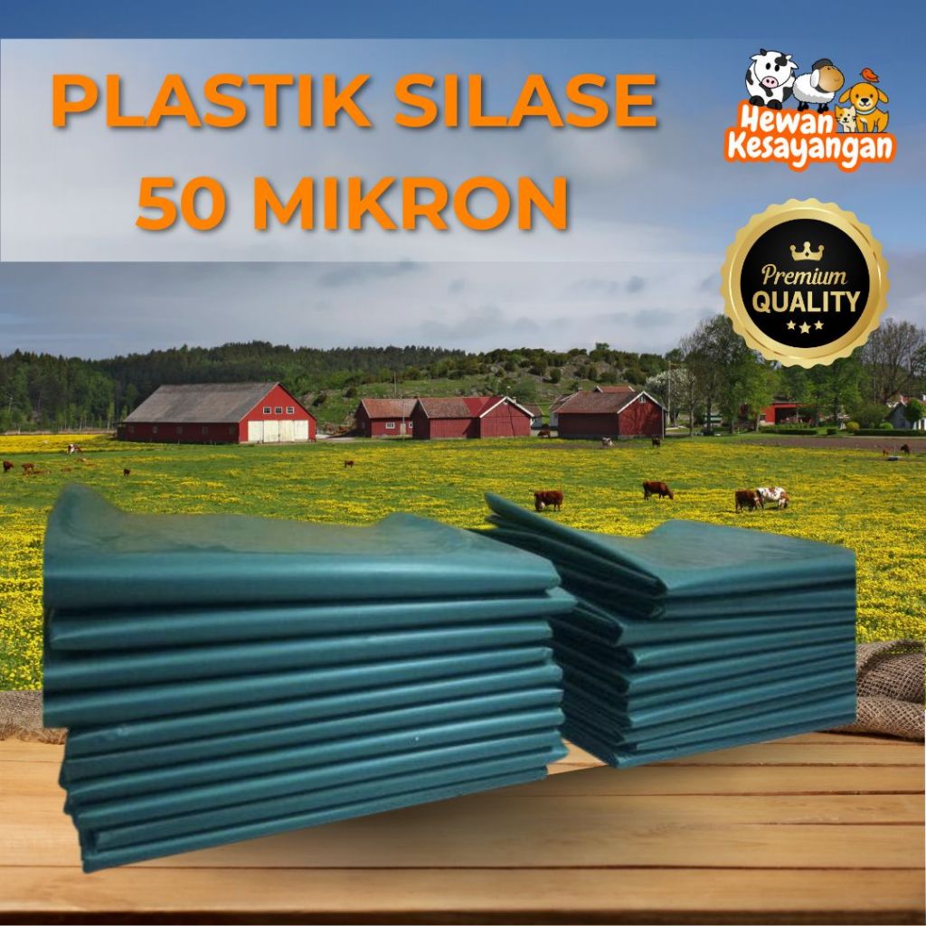 Plastik Silase / Silage Pakan Ternak Kambing Domba Sapi Kapasitas 40Kg