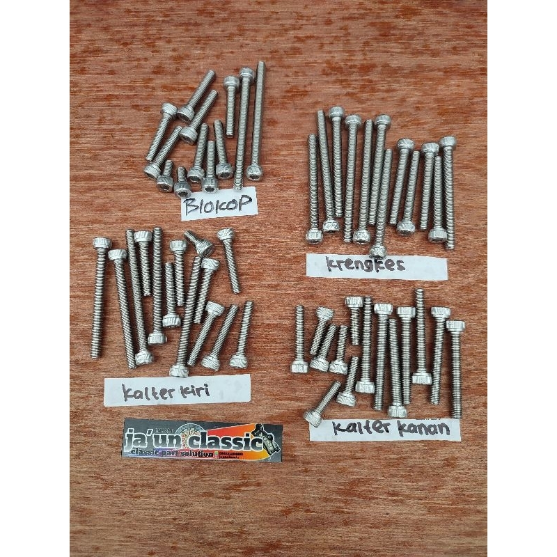 baut L scorpio baut scorpio / baut L mesin scorpio baut L stenlis full mesin scorpio stainless