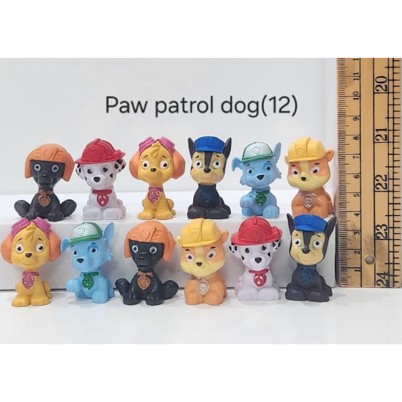 action figure paw patrol chibi set isi 12 kode s