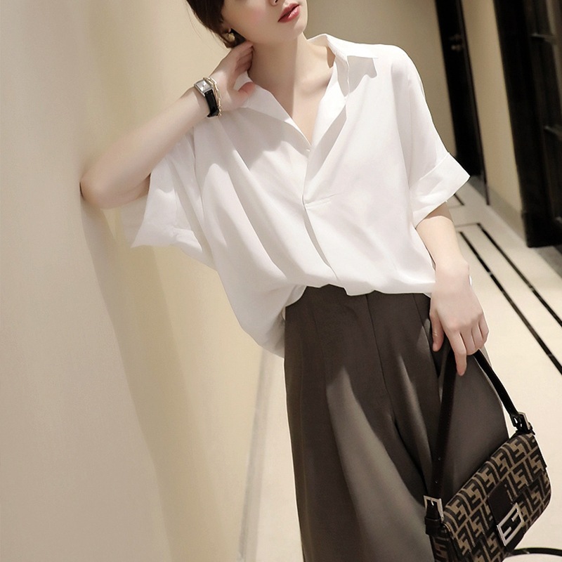 BLOUSE WANITA LENGAN PENDEK/BLOUSE KOREA/BLOUSE LENGAN PENDEK cs-15
