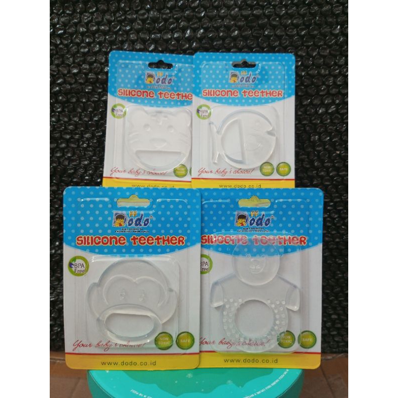 Silicone teether Bening DODO / gigitan bayi Dodo / mainan gigitan bayi