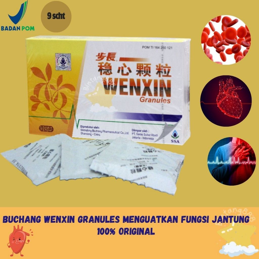SSA Buchang wenxin granule - obat jantung