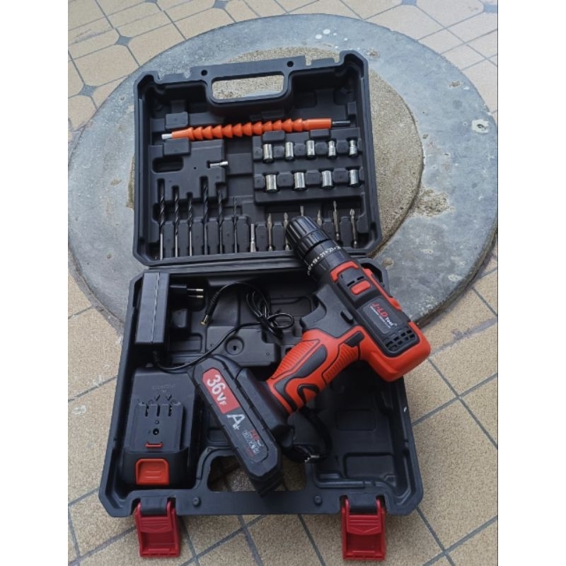 BOR CAS 36VOLT JLD / BOR BATERAI 36VOLT JLD / IMPACT HAMMER DRILL CORLDESS 2 BATERAI JLD