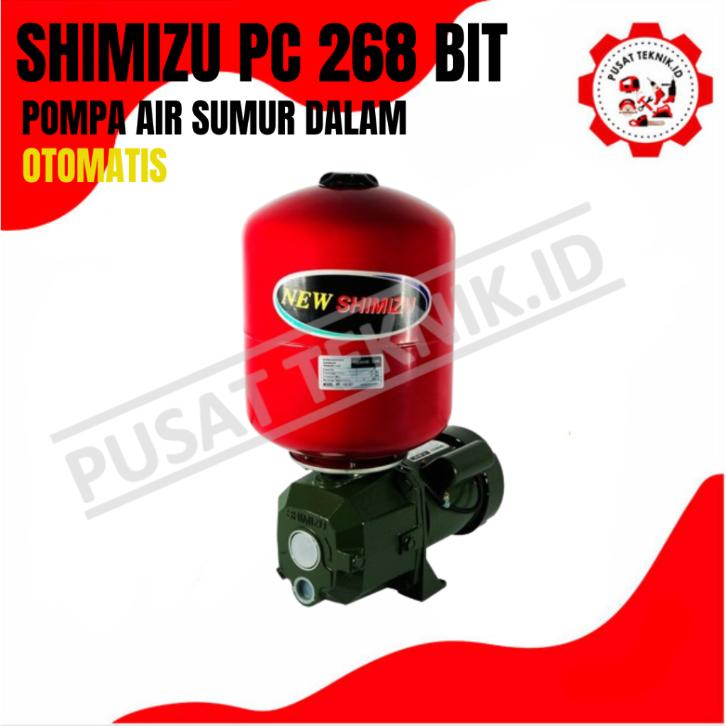 SHIMIZU PC 268 BIT JET PUMP SHIMIZU PC 268 BIT POMPA AIR SUMUR OTOMATIS SHIMIZU