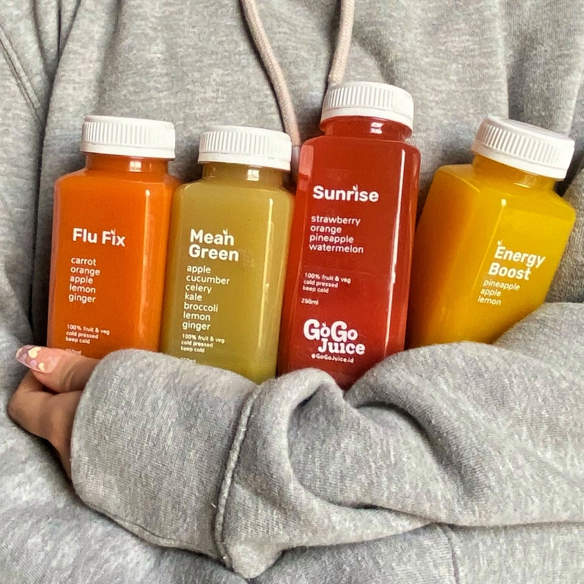 

RB Flu Fix 250ML Cold Pressed Jus Wortel Apel Jeruk Lemon Jahe Murni Sehat Asli Anti Virus