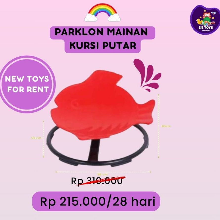 SEWA Parklon Mainan Kursi Putar Anak