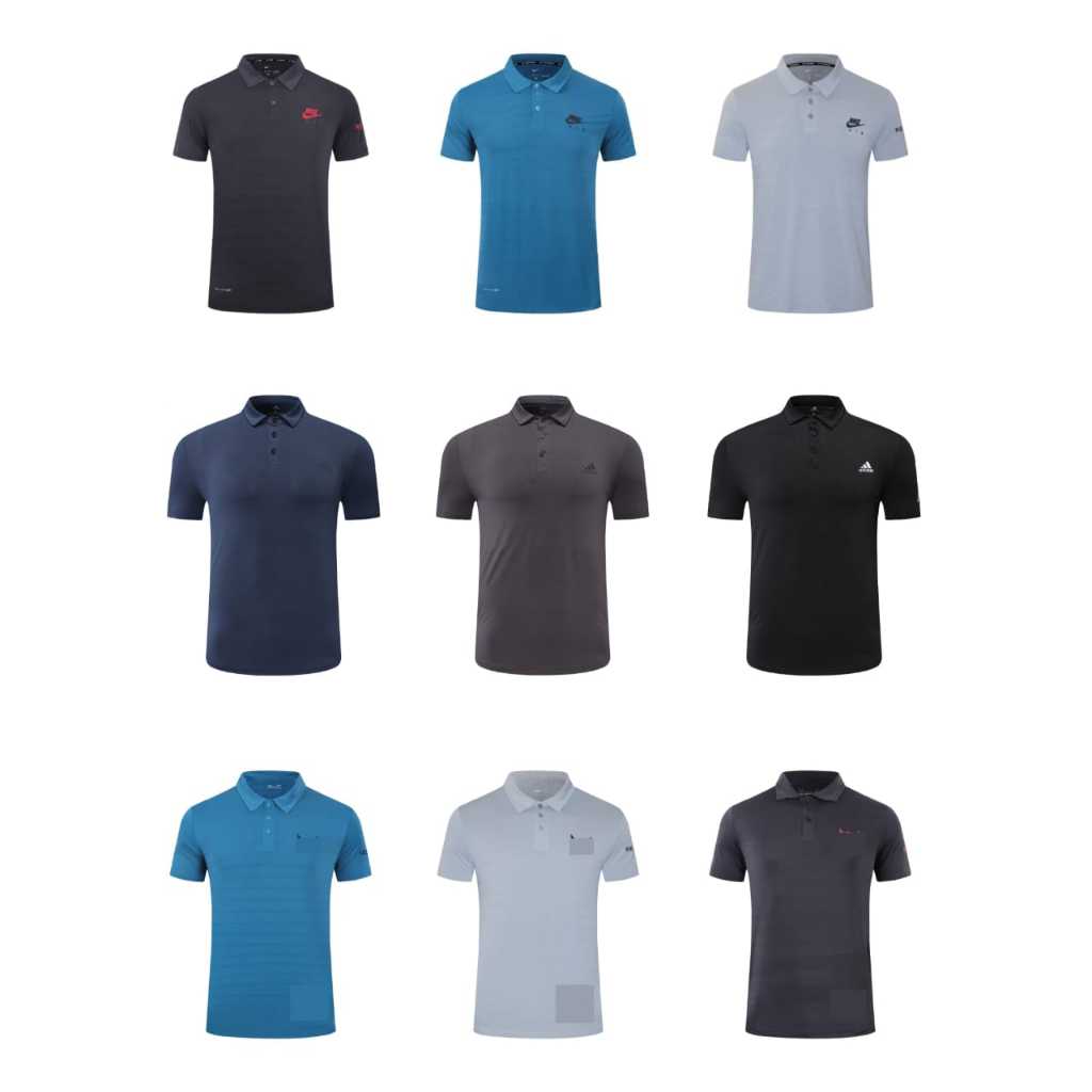 BAJU OLAHRAGA PRIA / ATASAN OLAHRAGA POLO / KAOS POLO PRIA T-SHIRT GRUP VARIAN 12