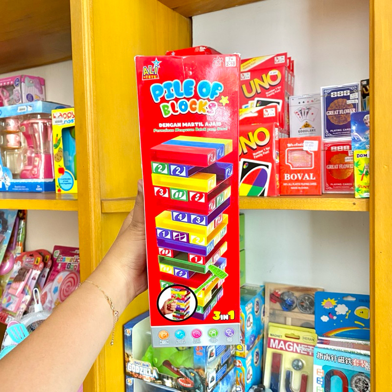 STACKO / MAINAN BALOK STACKO / PERMAINAN SUSUN BALOK STACKO