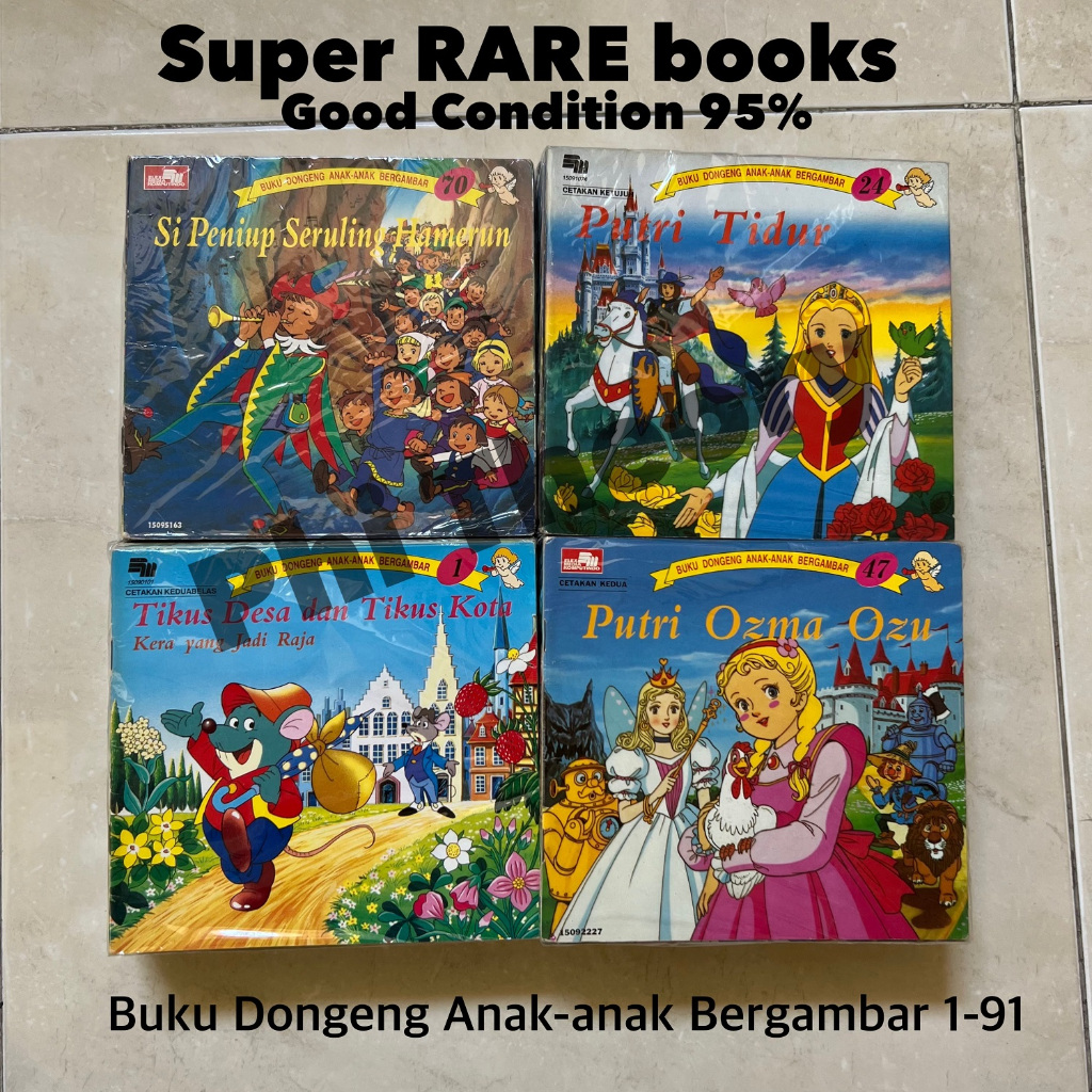 Buku Dongeng Anak-Anak Bergambar SHOGO HIRATA (1-91) Komplit Set